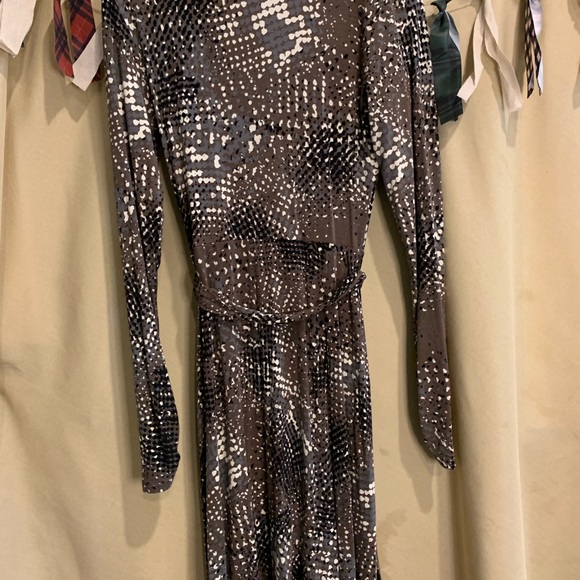 Cabi Long Sleeve Dot Wrap Dress | Size Small - Picture 7 of 13